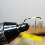 Step 1 - tying thread onto hook